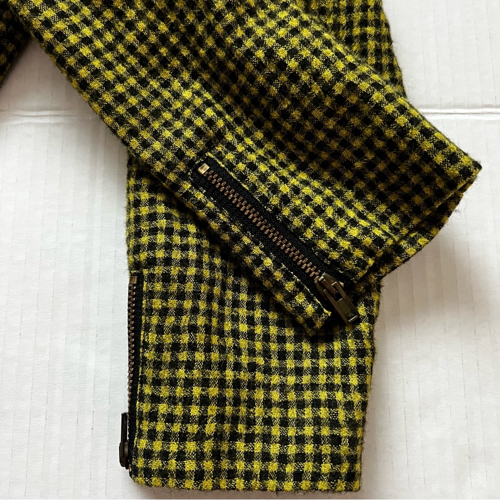 See By Chloé Virgin Wool Gingham Shift Dress French Mod Career Chic Size 8 - Picture 9 of 15